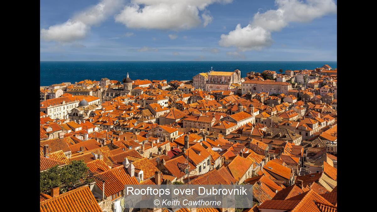 Rooftops over Dubrovnik